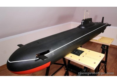 Submarine model for military museum