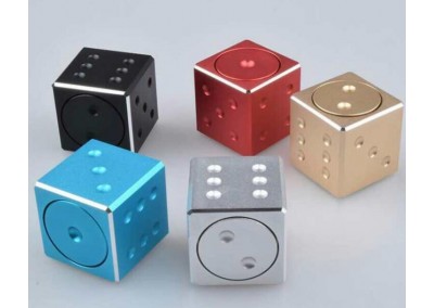 CNC machining AL6063 anodized dice for KTV and casino