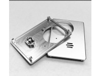 CNC machined aluminum housing for access control system