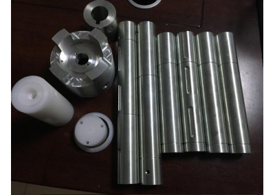 CNC machined steel drive shaft prototype