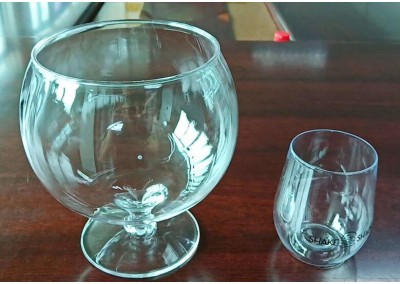 blow molding polycarbonate wine cup/artware/container