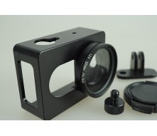 CNC machined Aluminum protecting case for Gopro/DJI sports camera