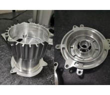 CNC machined motor housing